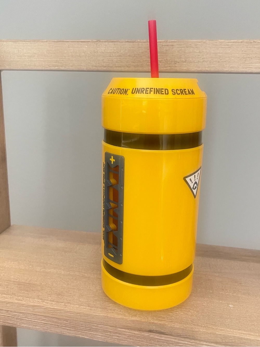 Disney Monsters, Inc. Scream Canister Water Bottle 16oz Sound Lid Works Clean